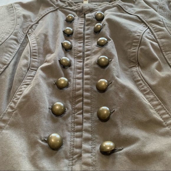 WILLOW AND CLAY | olive green jacket size large - Picture 2 of 13